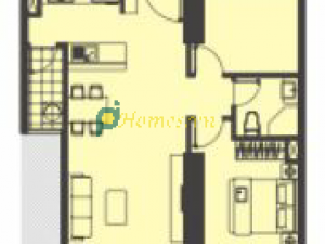 65m2 - 2 PN - 1 WC - Căn hộ ở - The Tresor - Quận 4